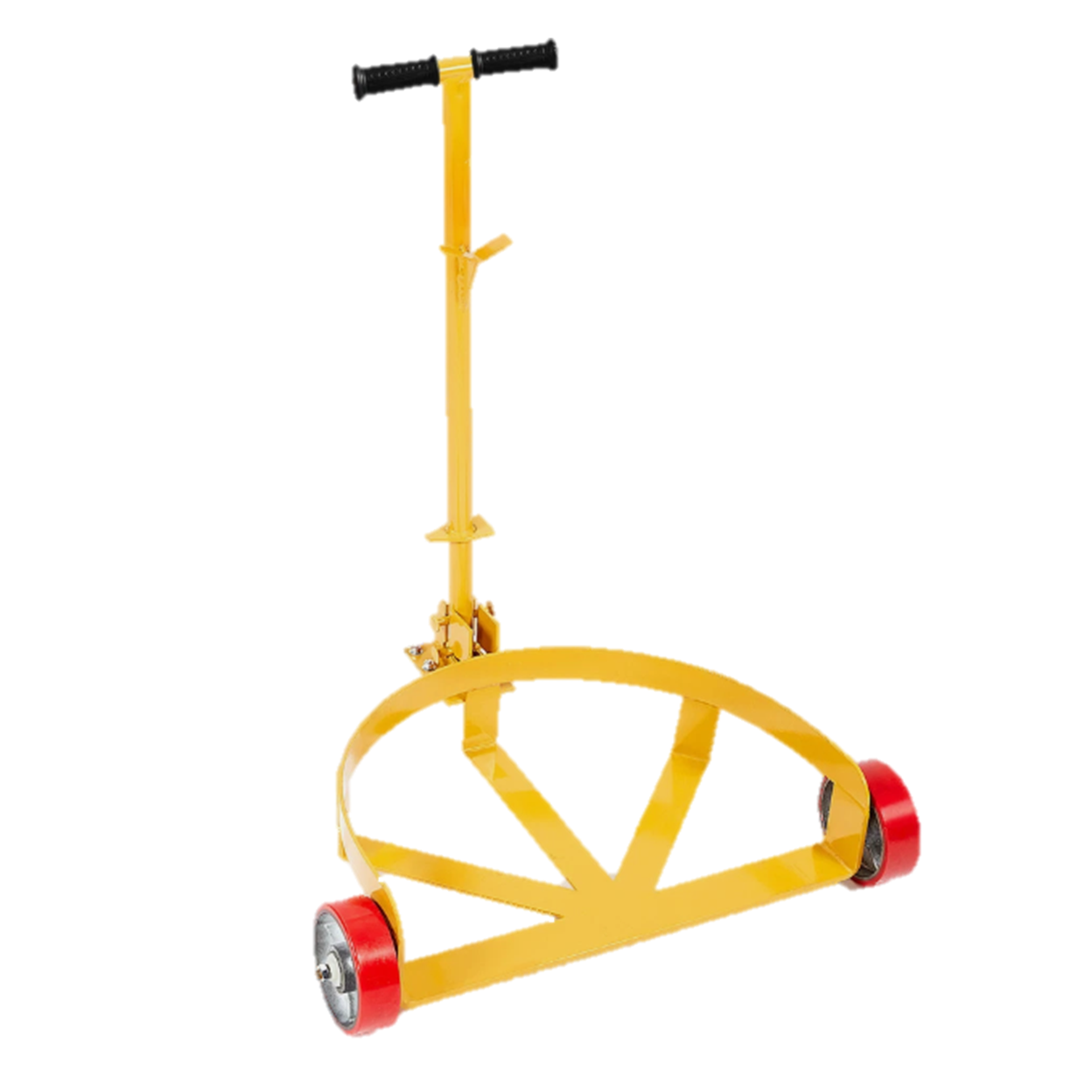 Carretilla para tambos de 200 litros, resistente, con ruedas